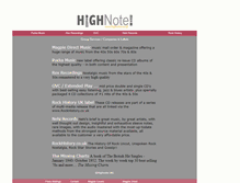 Tablet Screenshot of highnote.co.uk
